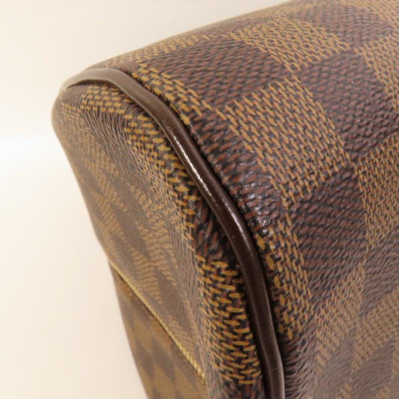 LOUIS VUITTON Damier Ribera MM金扣手挽袋-10