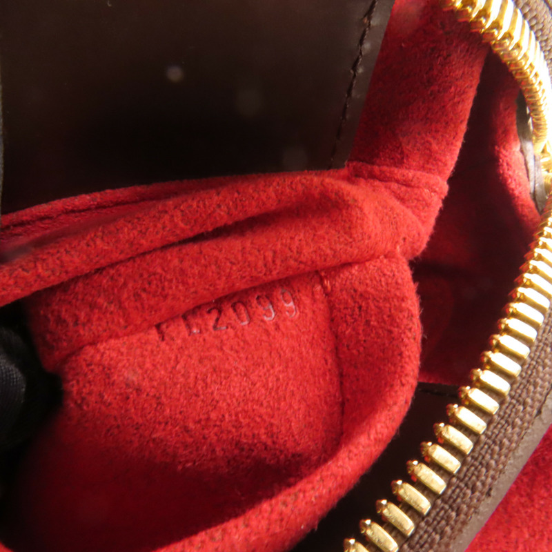 LOUIS VUITTON Damier Sistina PM金扣手挽袋-9