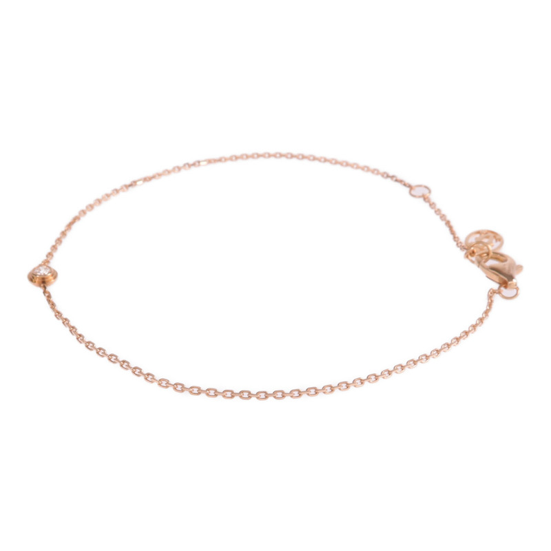 CARTIER 18K玫瑰金d'Amour Bracelet鑽石手鏈-1