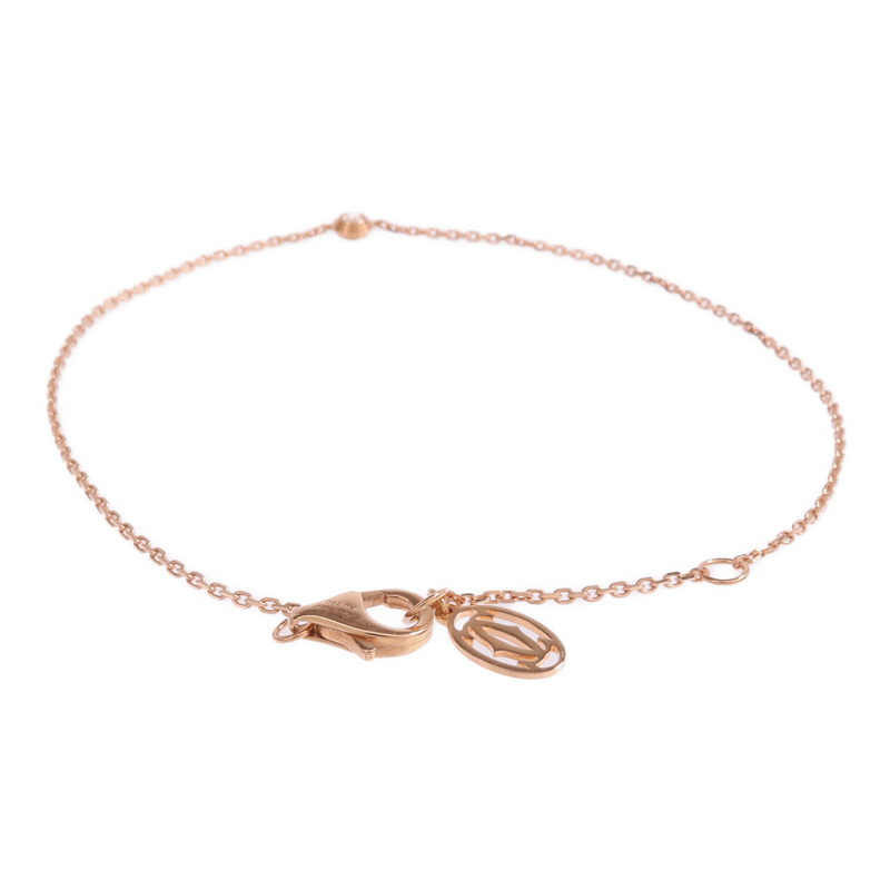 CARTIER 18K玫瑰金d'Amour Bracelet鑽石手鏈-2