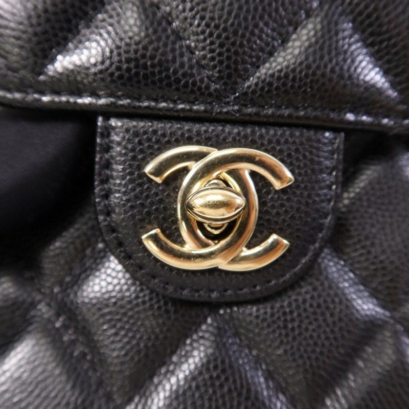CHANEL 牛皮皮革Phone Bag金扣鏈帶肩背袋-6