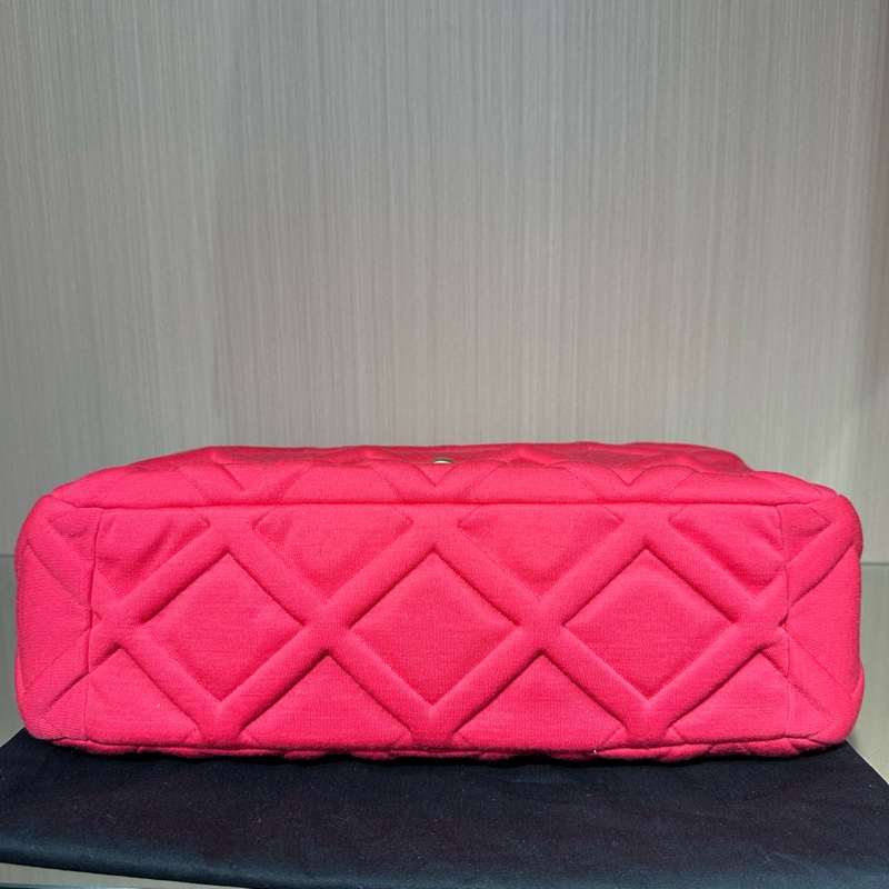 CHANEL香奈兒19bag 單肩包 大號粉紅色-4