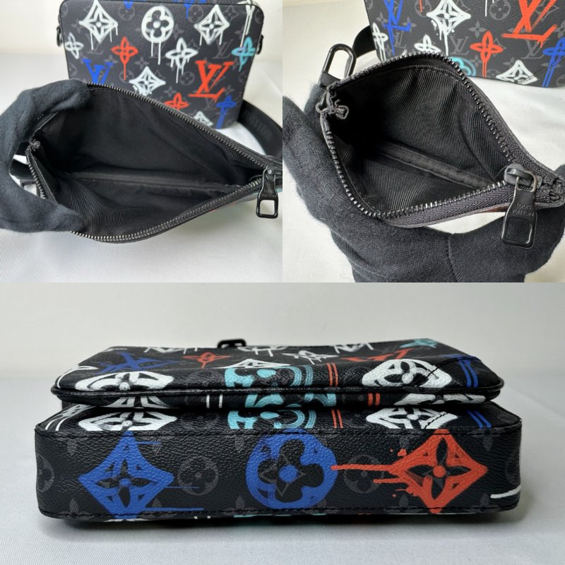 LV Trio塗鴉三合一郵差包-7