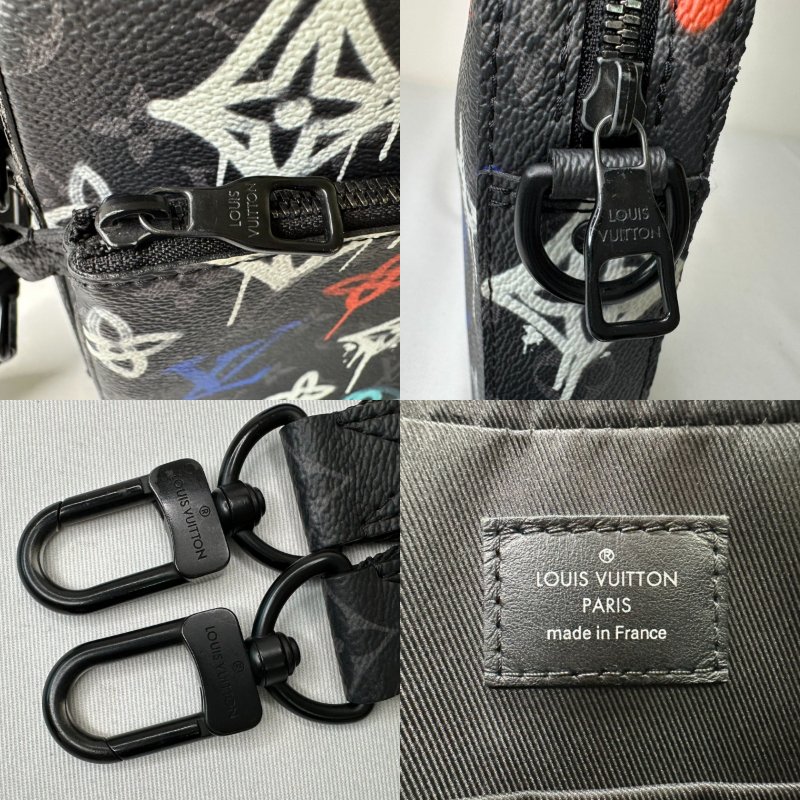 LV Trio塗鴉三合一郵差包-8