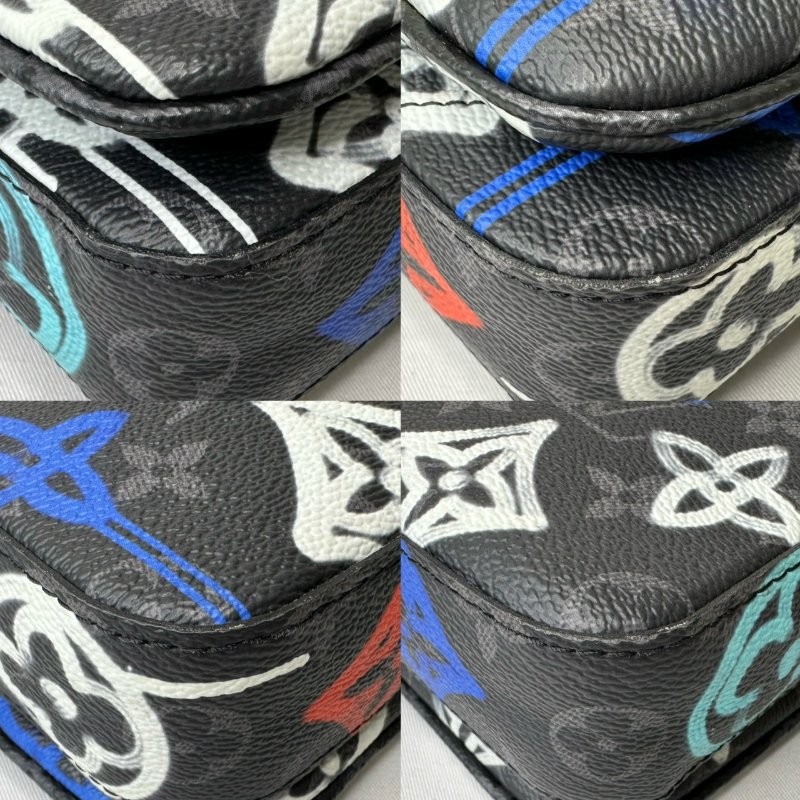 LV Trio塗鴉三合一郵差包-10