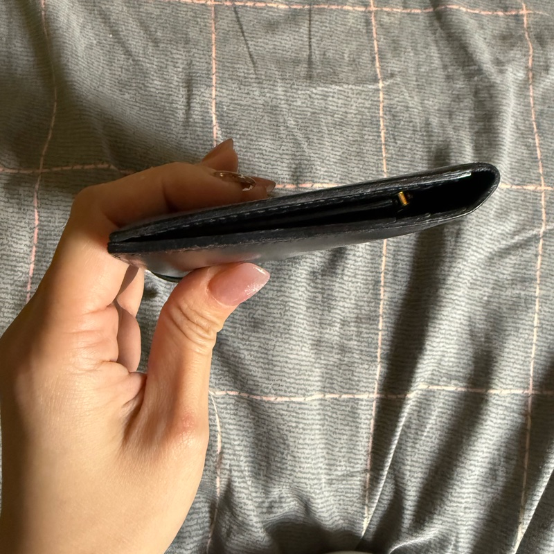 vintage 愛馬仕Hermes Bearn 黑色長夾-14