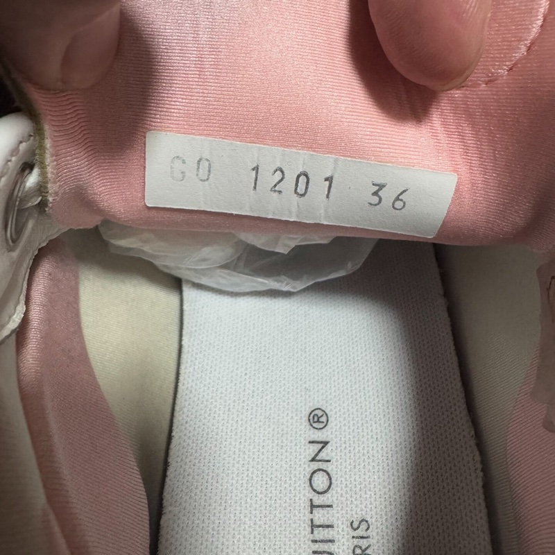 路易威登Lv Run 55老爹鞋 休閒女鞋 黑紅色 36碼-5