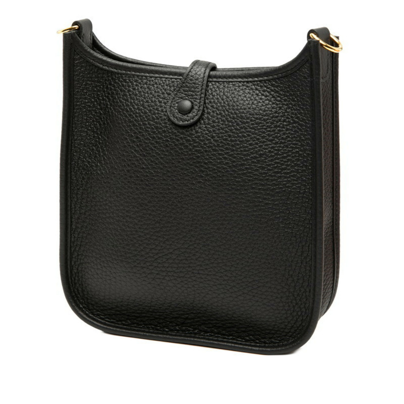 愛馬仕 Hermès Evelyn TPM 黑色 Taurillon Clemence 皮革女士單肩包-1