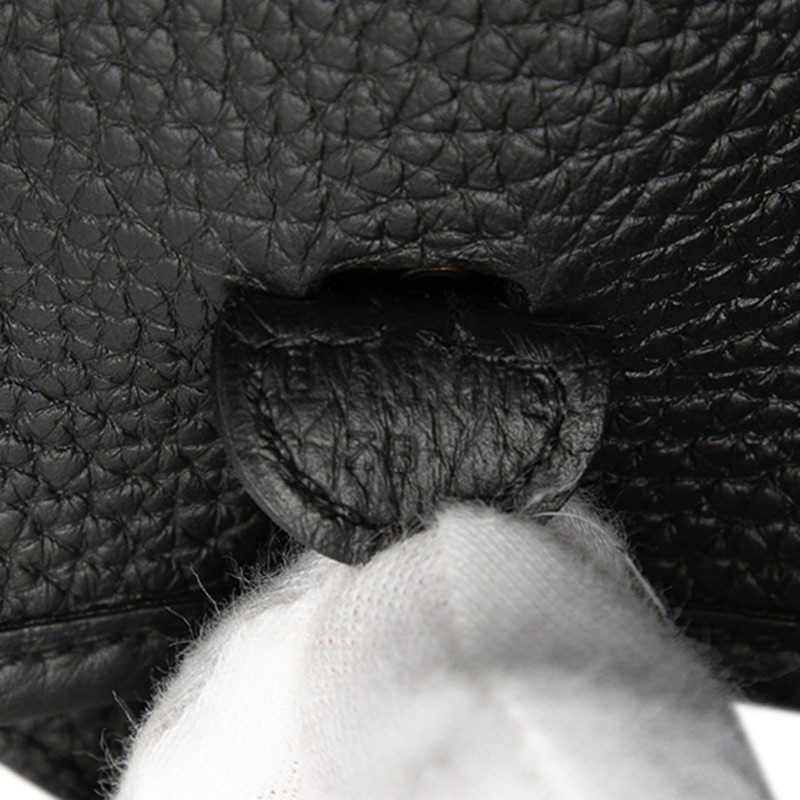 愛馬仕 Hermès Evelyn TPM 黑色 Taurillon Clemence 皮革女士單肩包-5