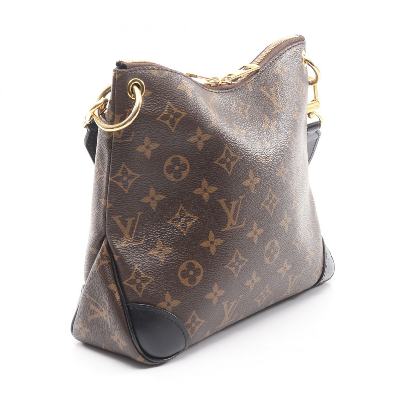 路易威登 Odeon NM PM 單肩包 M45353 Monogram 帆布 棕色/黑色 二手-1