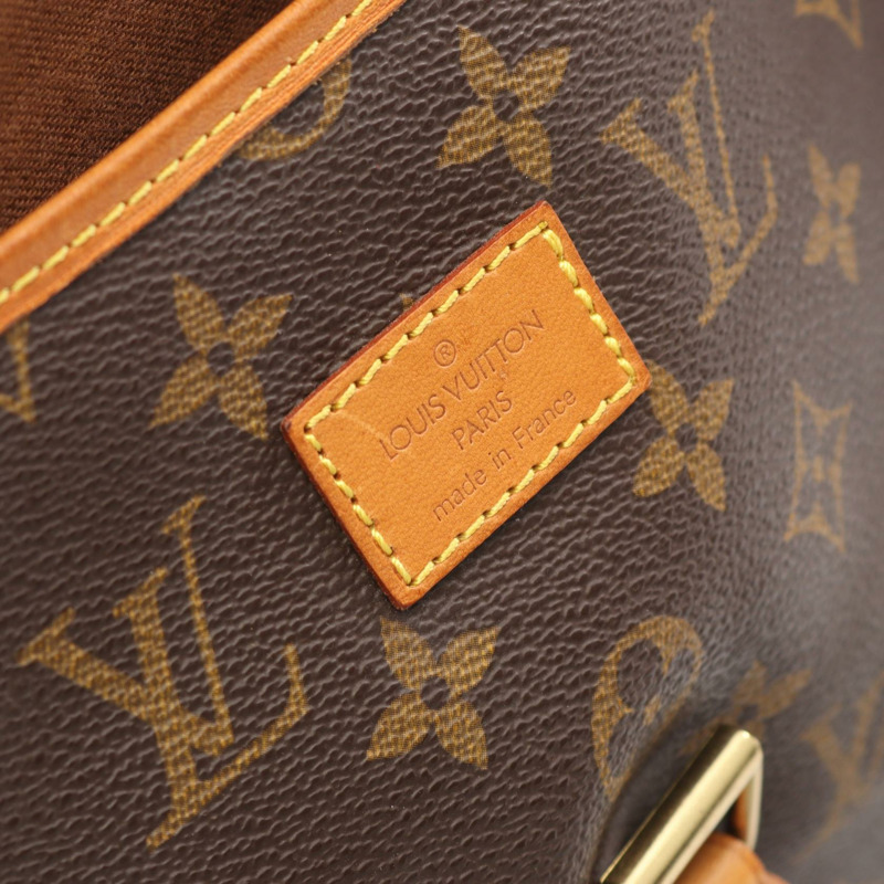 路易威登 Saumur 35 肩背包 M42254 Monogram 帆布棕色 二手 女士 LV-4