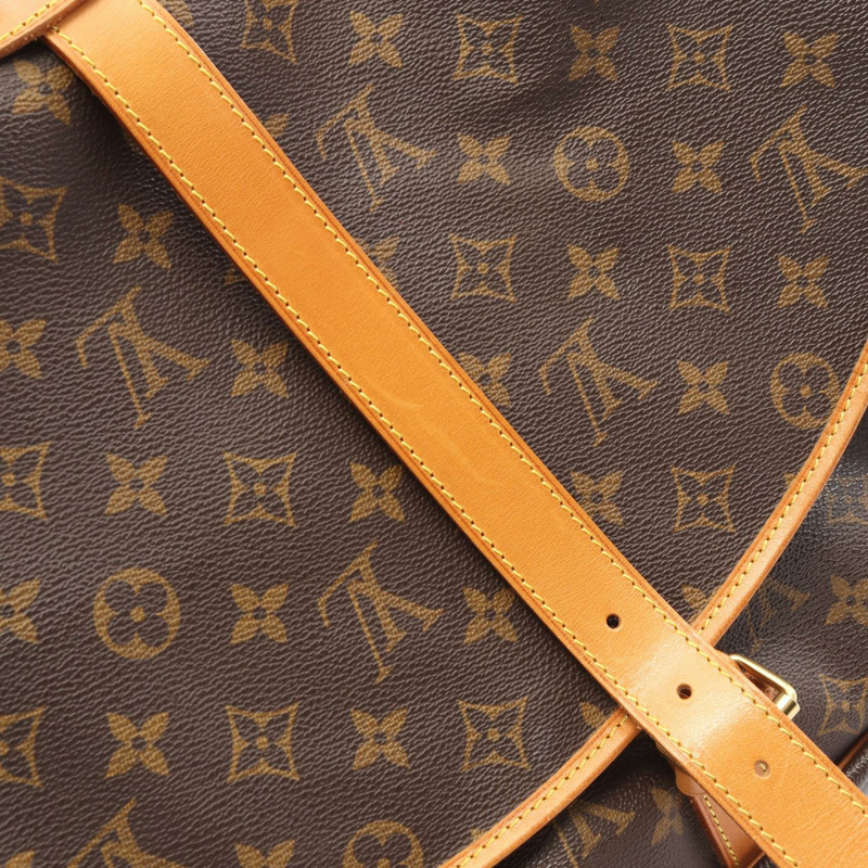 路易威登 Saumur 35 肩背包 M42254 Monogram 帆布棕色 二手 女士 LV-10