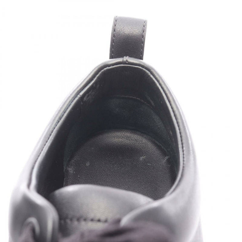 愛馬仕 Happy 黑色真皮運動鞋,二手女款,尺寸 35 1/2-7