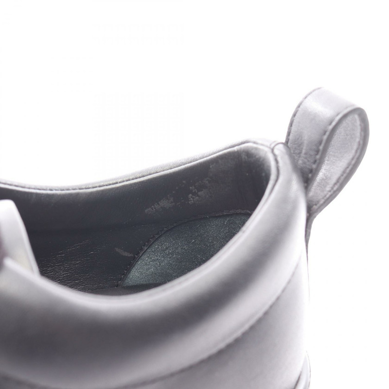 愛馬仕 Happy 黑色真皮運動鞋,二手女款,尺寸 35 1/2-9