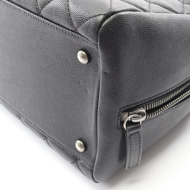 香奈兒 (CHANEL) Matelasse 手袋,粒面小牛皮,異域皮革,黑色,波爾多紅,二手,女士-7