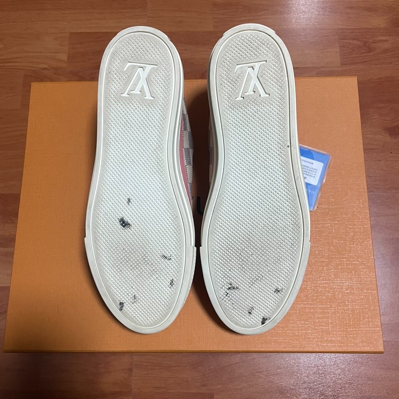 Lv Stellar Damier Azur低幫 路易威登棋盤格板鞋 37碼-8
