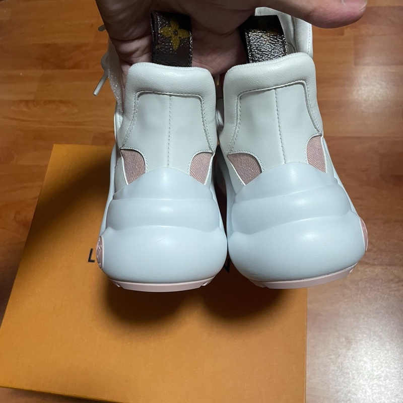 99.9 新 Lv Archlight拱橋鞋 路易威登老爹鞋 白粉35碼-6