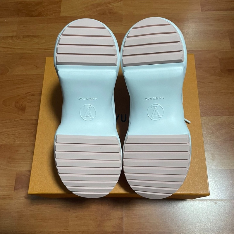 99.9 新 Lv Archlight拱橋鞋 路易威登老爹鞋 白粉35碼-7