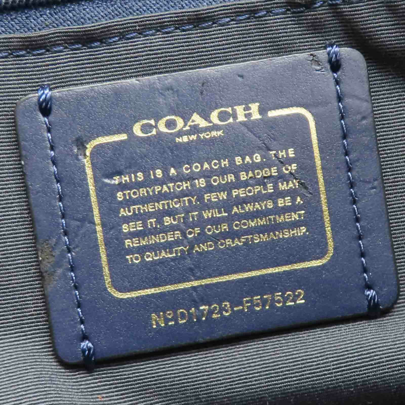 藍色牛皮 City Zip 托特 肩背包 F57522【COACH 寇馳】 F57522-9