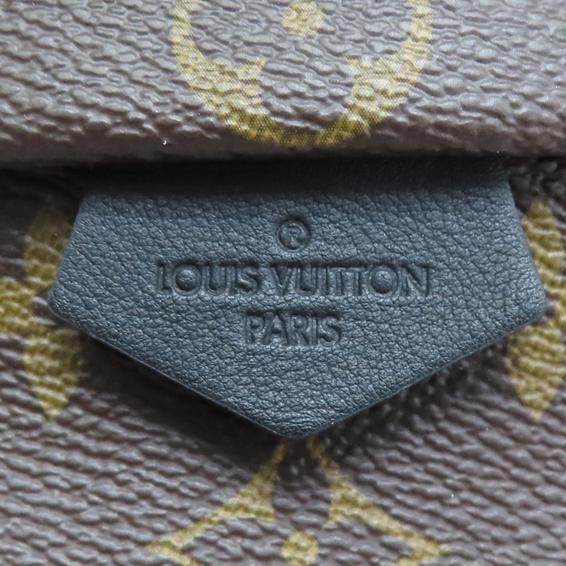 棕色 原花帆布 Palm Springs Mini 後背包【LOUIS VUITTON LV 路易威登】 M44873-8