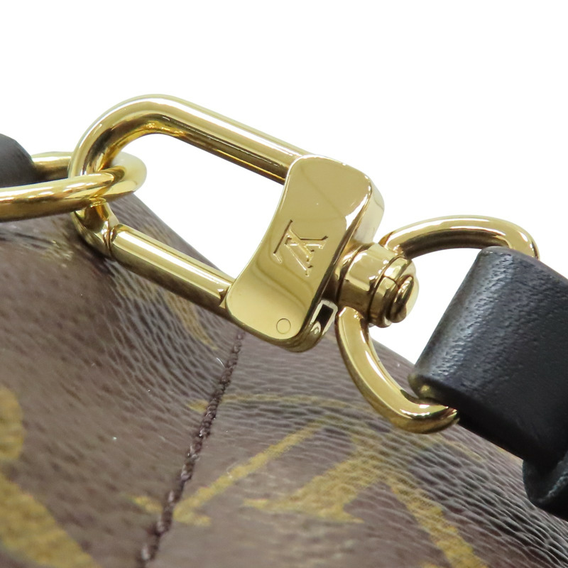 棕色 原花帆布 Palm Springs Mini 後背包【LOUIS VUITTON LV 路易威登】 M44873-16