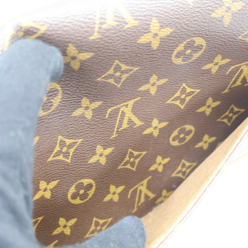 棕色 原花帆布 Sologne 肩背包 M42250【LOUIS VUITTON LV 路易威登】 M42250-7