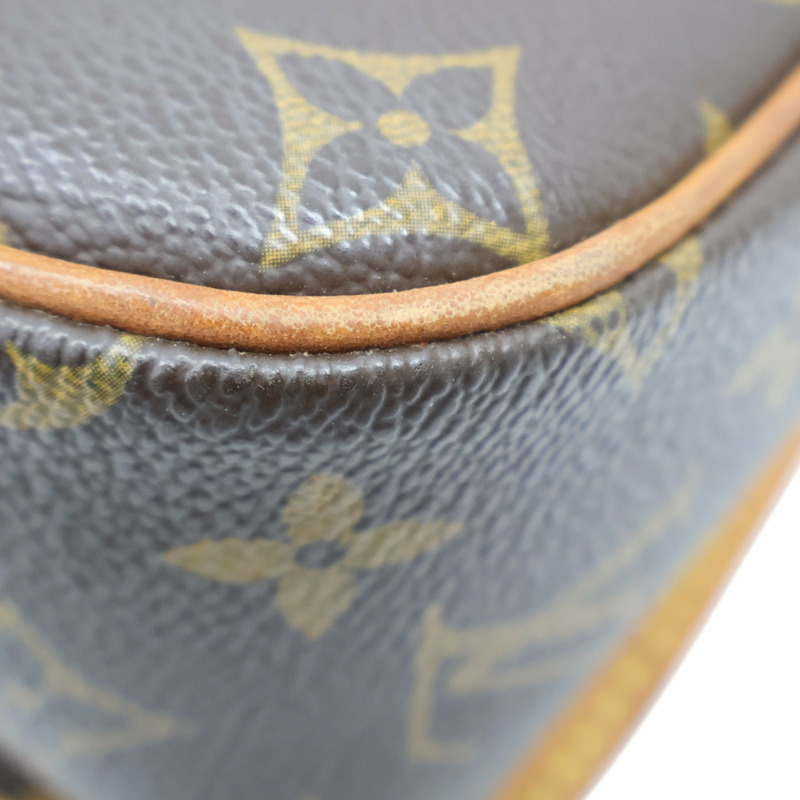 棕色 原花帆布 Sologne 肩背包 M42250【LOUIS VUITTON LV 路易威登】 M42250-10