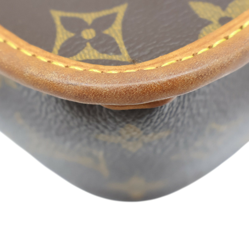 棕色 原花帆布 Sologne 肩背包 M42250【LOUIS VUITTON LV 路易威登】 M42250-13