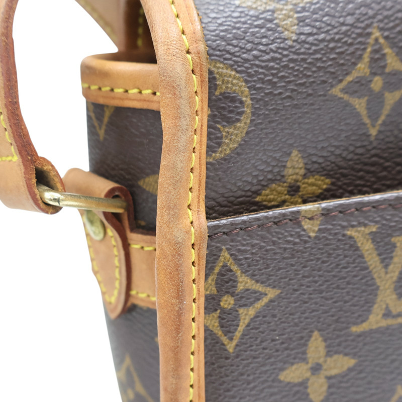 棕色 原花帆布 Sologne 肩背包 M42250【LOUIS VUITTON LV 路易威登】 M42250-16