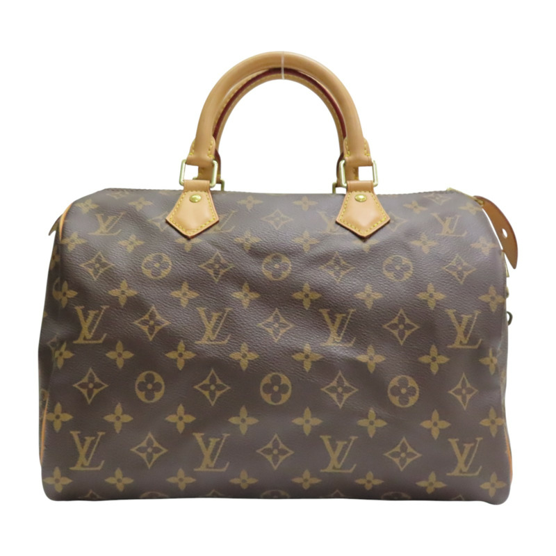 棕色 原花帆布 SPEEDY 30 手提包【LOUIS VUITTON LV 路易威登】 M41526-0