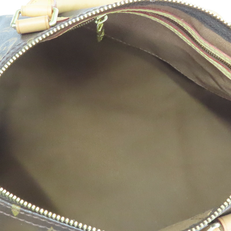 棕色 原花帆布 SPEEDY 30 手提包【LOUIS VUITTON LV 路易威登】 M41526-4