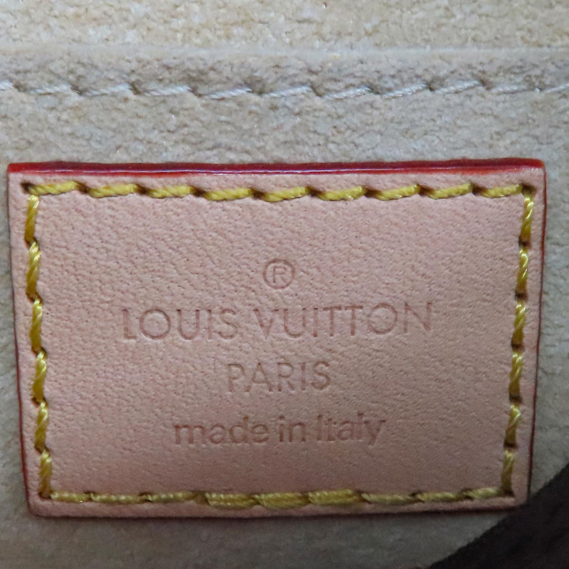 棕色 原花帆布 Just In Case 兩用包（無鑰匙）【LOUIS VUITTON LV 路易威登】 M47096-7