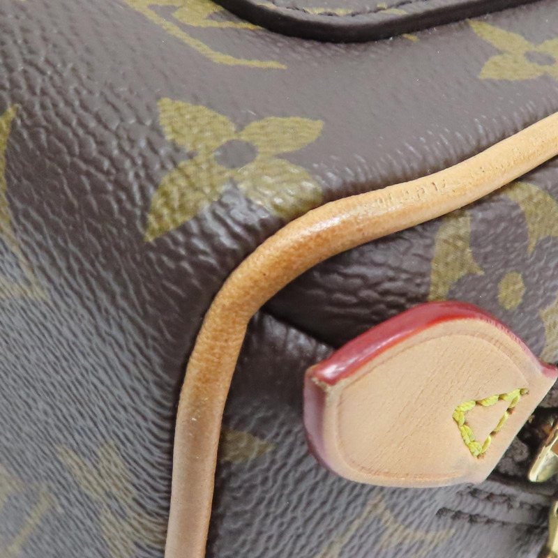 棕色 原花帆布 Just In Case 兩用包（無鑰匙）【LOUIS VUITTON LV 路易威登】 M47096-13