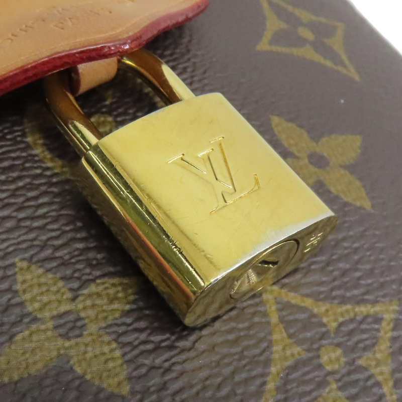 棕色 原花帆布 Just In Case 兩用包（無鑰匙）【LOUIS VUITTON LV 路易威登】 M47096-15