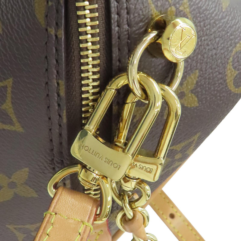 棕色 原花帆布 Just In Case 兩用包（無鑰匙）【LOUIS VUITTON LV 路易威登】 M47096-16