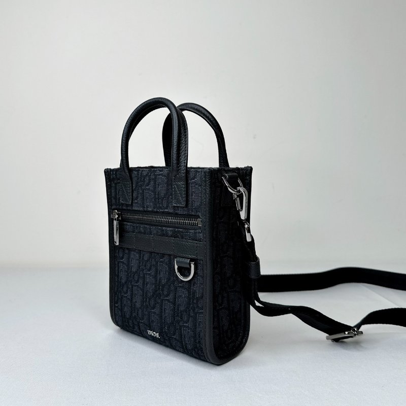 DIOR Safari黑緹花直式小包-2