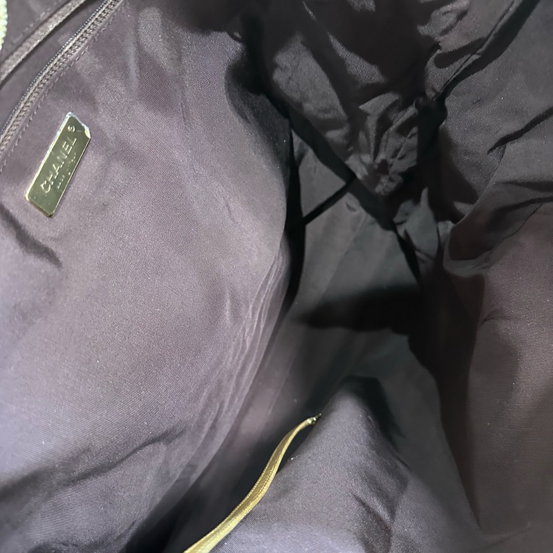 CHENEL香奈兒塗鴉帆布包大號-7