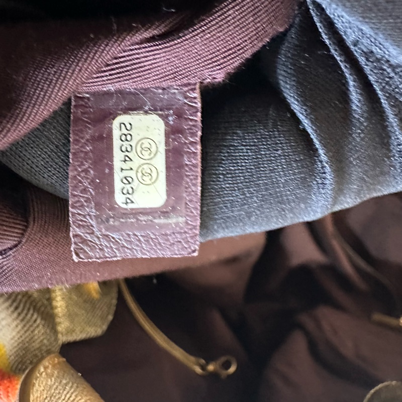 CHENEL香奈兒塗鴉帆布包大號-9