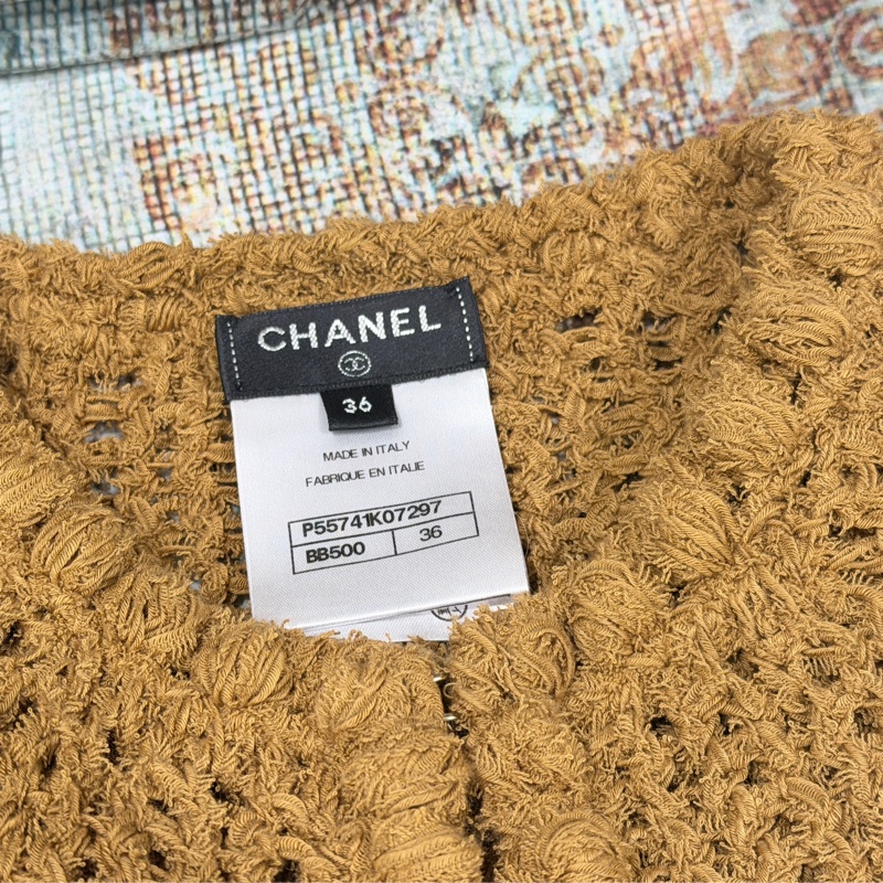 🌟全新閒置🌟CHANEL 咖色編織外套#36號🉑送禮狀態-0