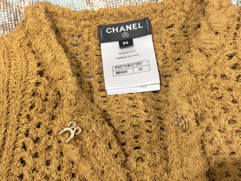 🌟全新閒置🌟CHANEL 咖色編織外套#36號🉑送禮狀態-4