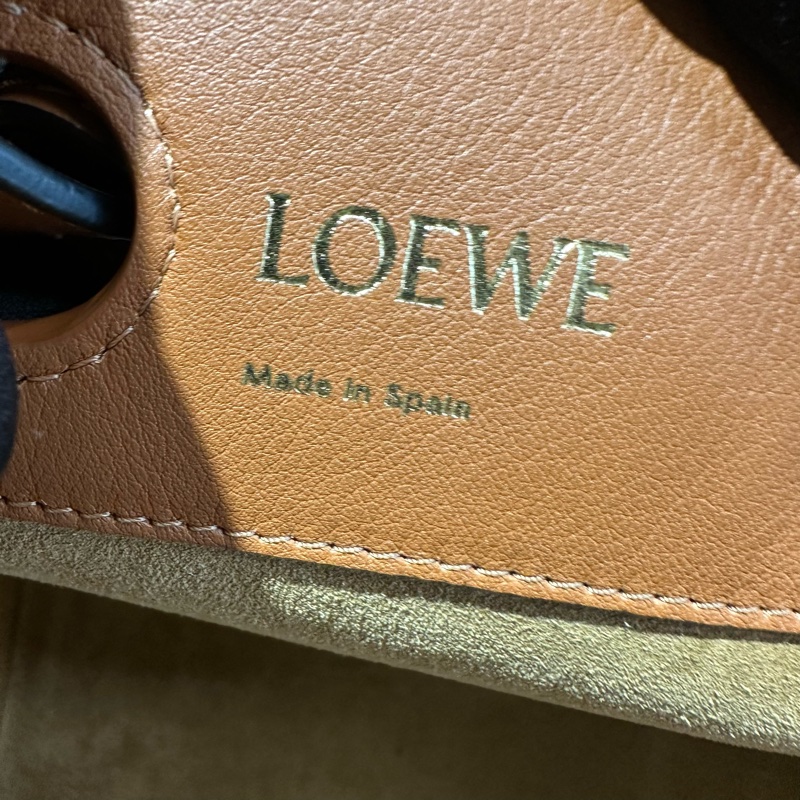 LOEWE羅意威 Anagram流蘇編織小牛皮 托特包 棕色-5