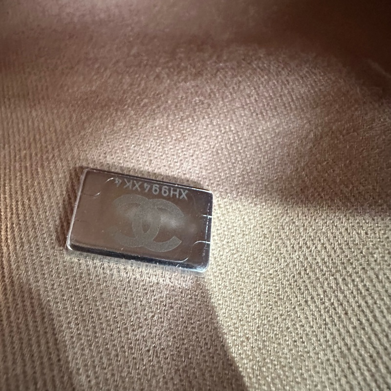 CHANEL香奈兒雙C混合纖維 鏈條包 黃色-7