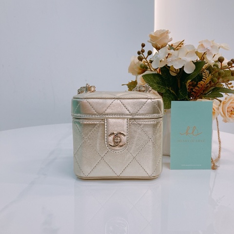 MS0517 Chanel 香奈兒經典迷你盒子鍊帶包包Vanity Case Mini Lambskin