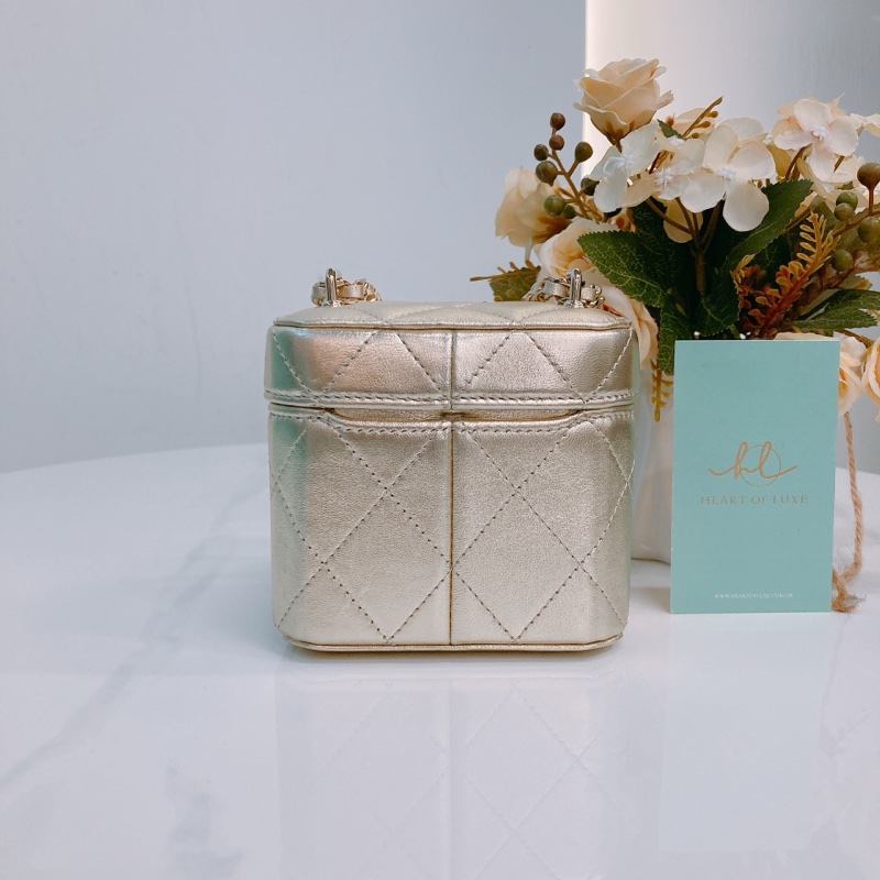 MS0517 Chanel 香奈兒經典迷你盒子鍊帶包包Vanity Case Mini Lambskin-1