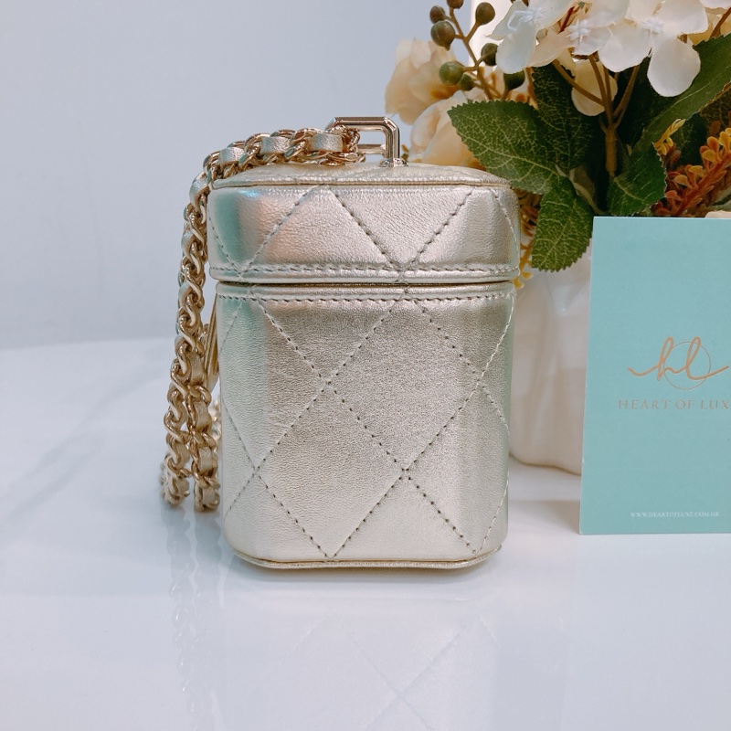 MS0517 Chanel 香奈兒經典迷你盒子鍊帶包包Vanity Case Mini Lambskin-2