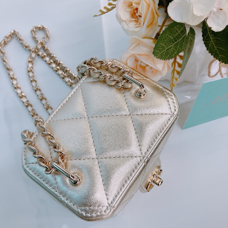 MS0517 Chanel 香奈兒經典迷你盒子鍊帶包包Vanity Case Mini Lambskin-9