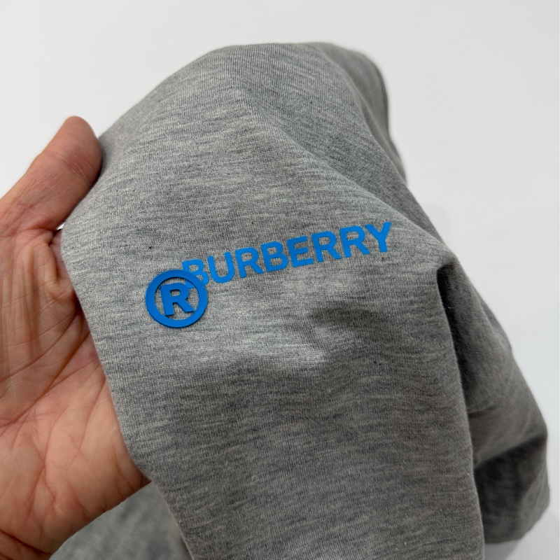 Burberry 灰色 Don't Believe Everything You Think 短袖 圓領 T恤-6