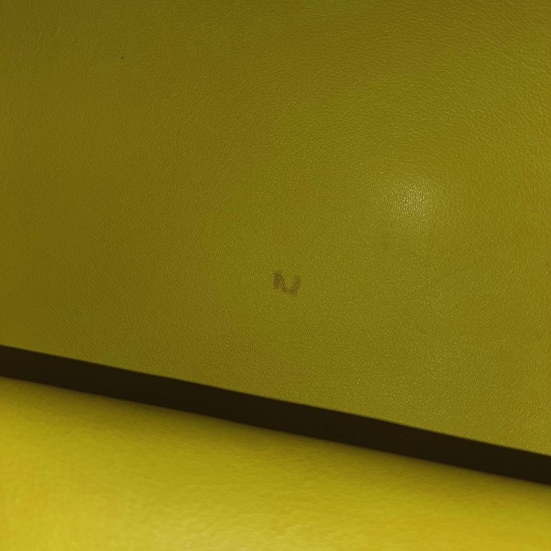 HERMES Toolbox 26 檸檬黃Swift牛皮單肩包銀色五金Q刻中古款可拆卸肩帶-15