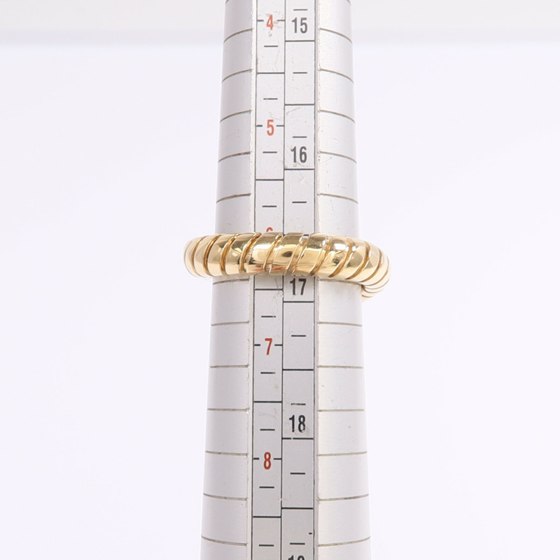 BVLGARI 18K黃金Serpenti Tubogas Ring鑽石戒指Bvlgari#51-53/US#5.5-6.5-5