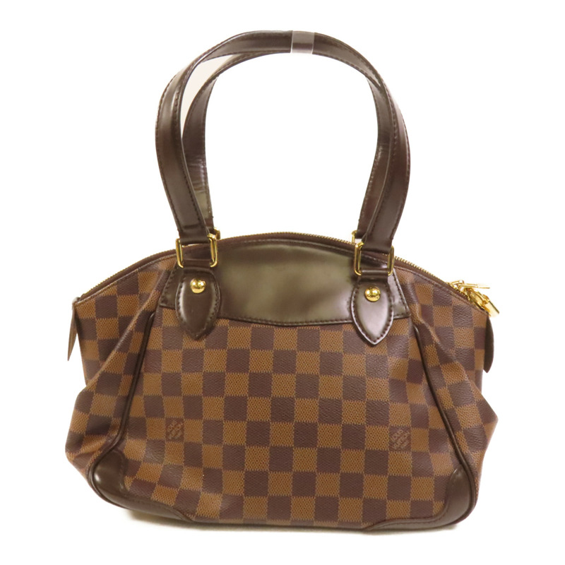 LOUIS VUITTON Damier Verona PM金扣手挽袋-1